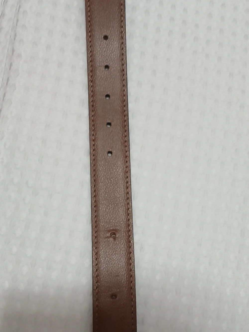 Men's Full Grain Italian Leather Classic Cognac Brown Belt 46/115